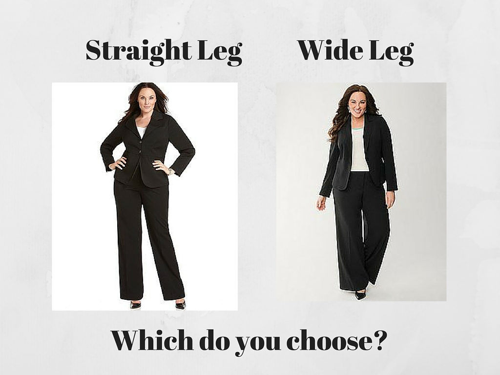 Straight Leg Wide Leg